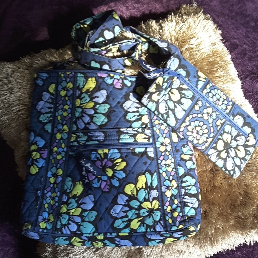 Vera Bradley Wallet and Cross Body Purse